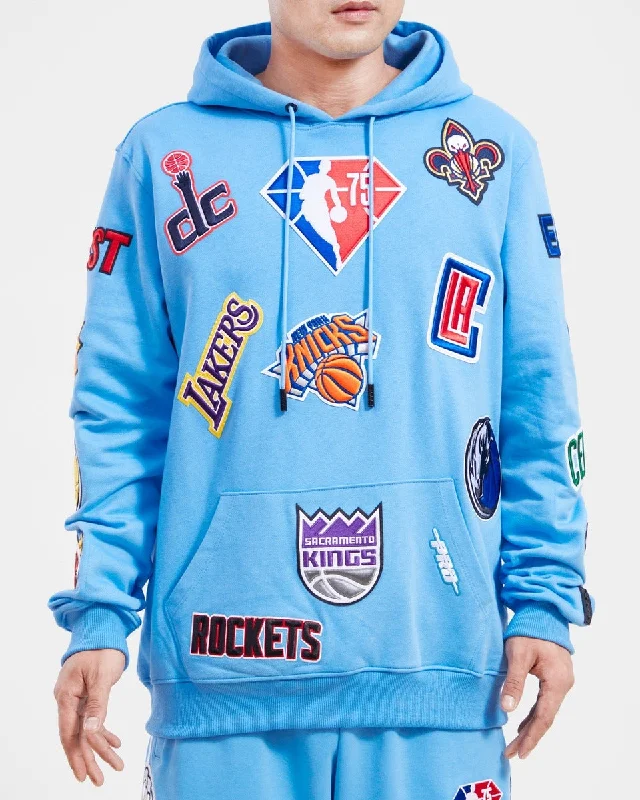 NBA PRO LEAGUE MEN'S PO HOODIE (UNIVERSITY BLUE)