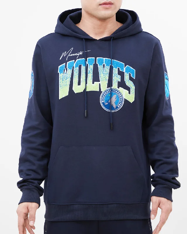 NBA MINNESOTA TIMBERWOLVES HOMETOWN MEN'S PO HOODIE (MIDNIGHT NAVY)