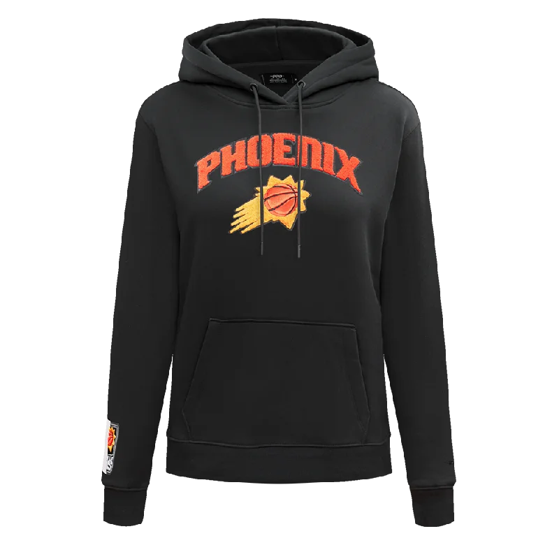 NBA PHOENIX SUNS CLASSIC WOMEN'S PO HOODIE (BLACK)