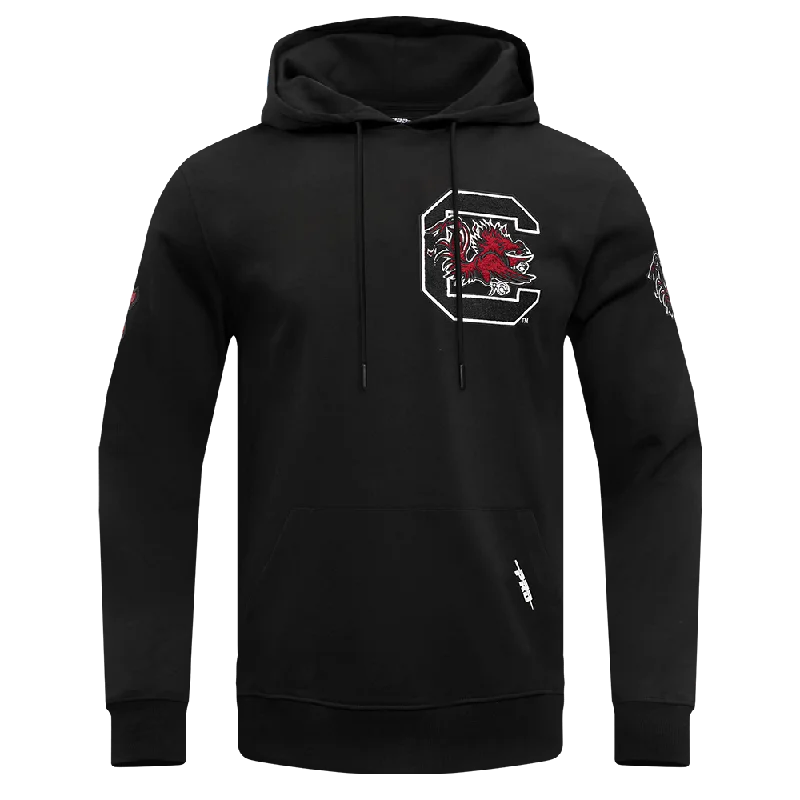 UNIVERSITY OF SOUTH CAROLINA CLASSIC MEN'S PO HOODIE (BLACK)