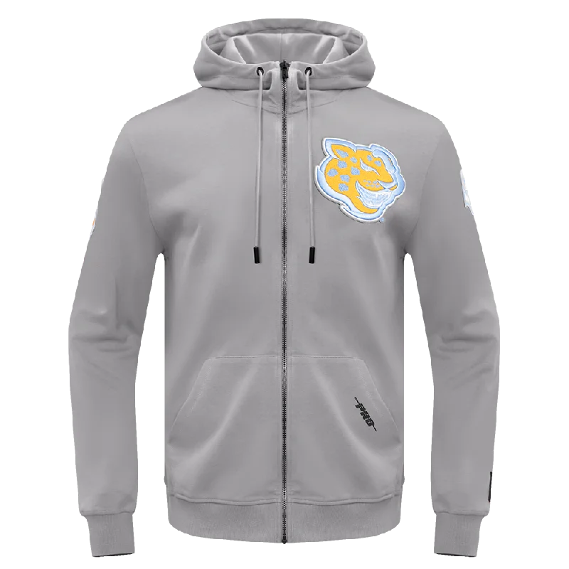 SOUTHERN UNIVERSITY CLASSIC MEN'S FZ PO HOODIE (GRAY)