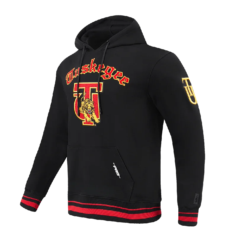 TUSKEGEE UNIVERSITY CLASSIC MEN'S PO HOODIE (RED/BLACK)