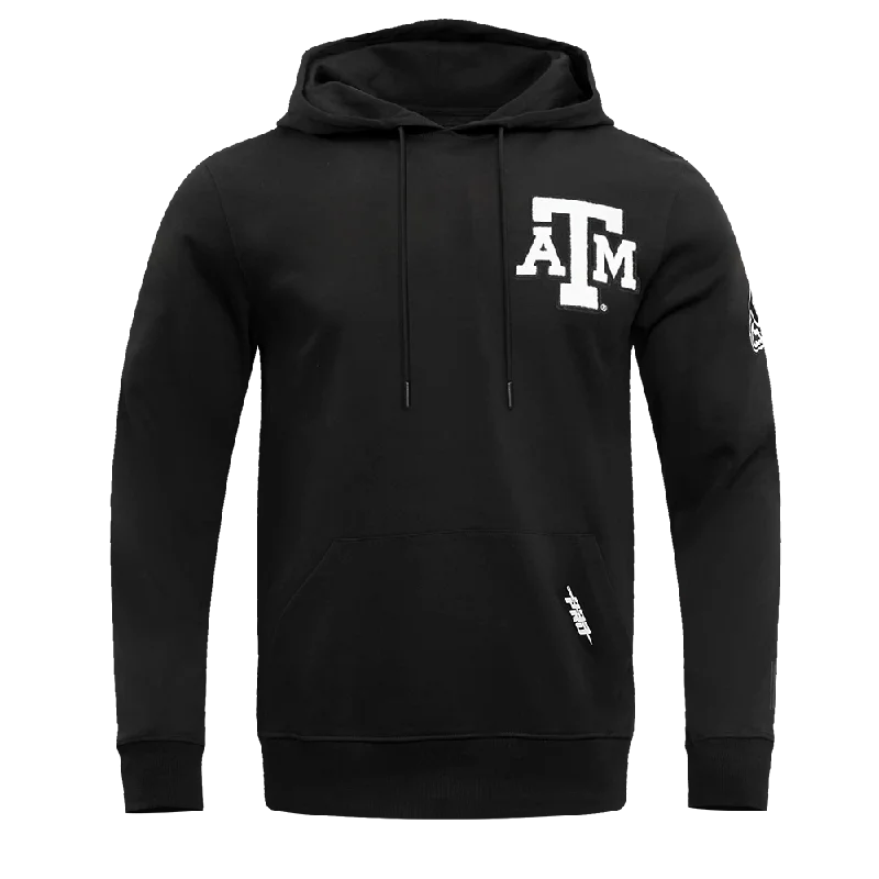 TEXAS A&M UNIVERSITY CLASSIC MEN'S PO HOODIE (BLACK)