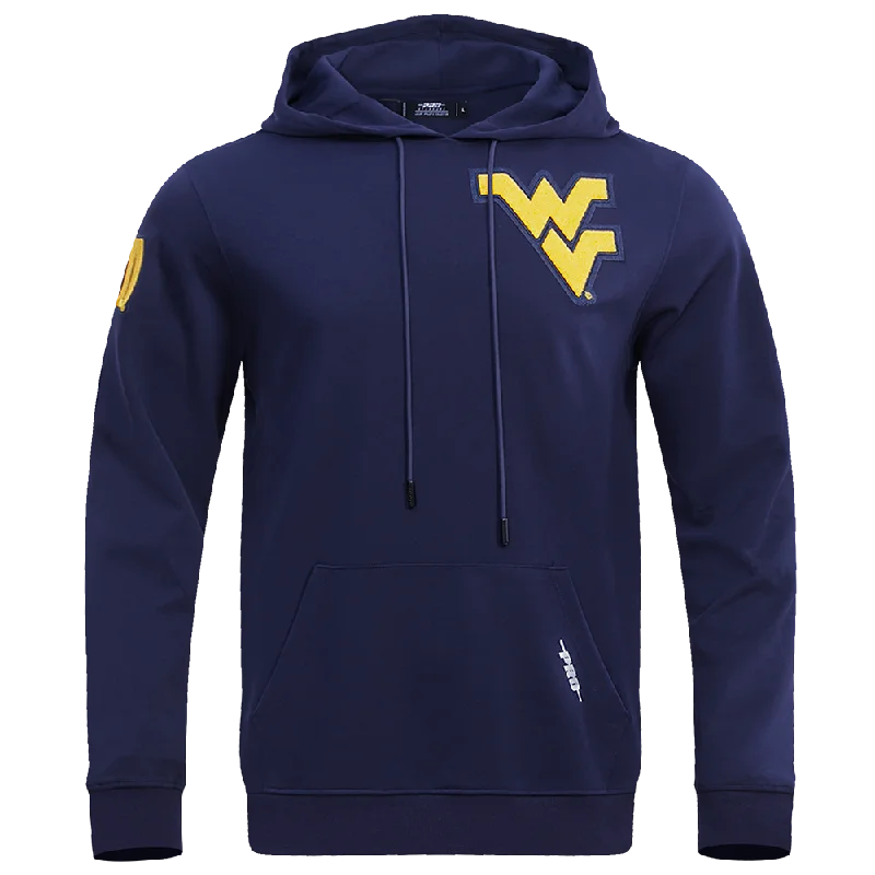 WEST VIRGINIA UNIVERSITY CLASSIC MEN'S PO HOODIE (MIDNIGHT NAVY)