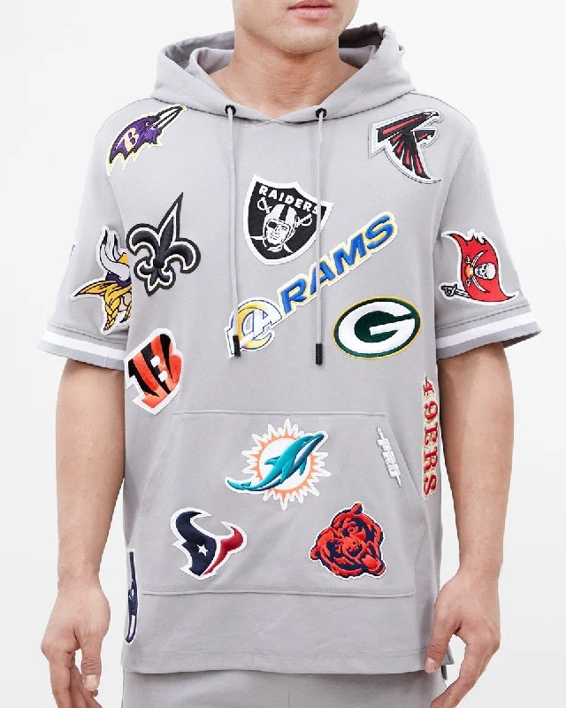 NFL PRO LEAGUE MEN'S PO HOODIE (GRAY)