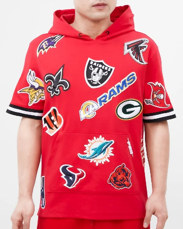 NFL PRO LEAGUE MEN'S PO HOODIE (RED)