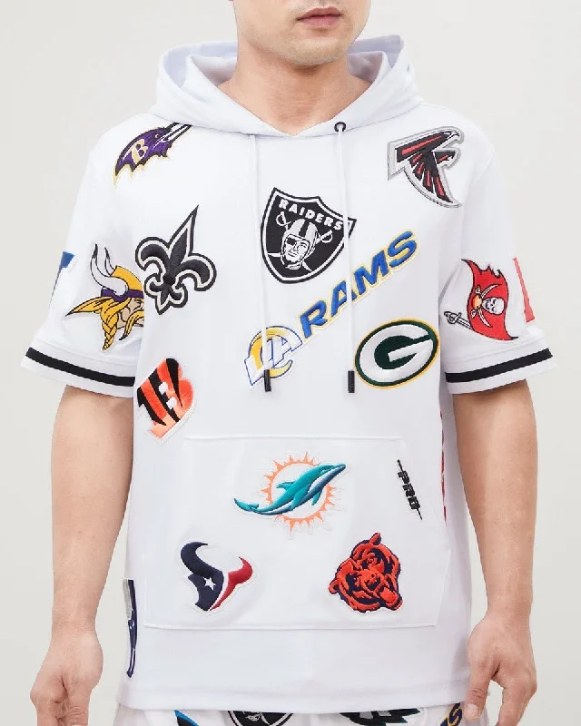 NFL PRO LEAGUE MEN'S PO HOODIE (WHITE)