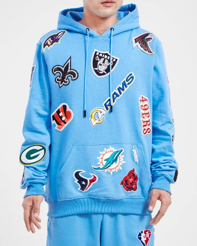 NFL PRO LEAGUE MEN'S PO HOODIE (UNIVERSITY BLUE)