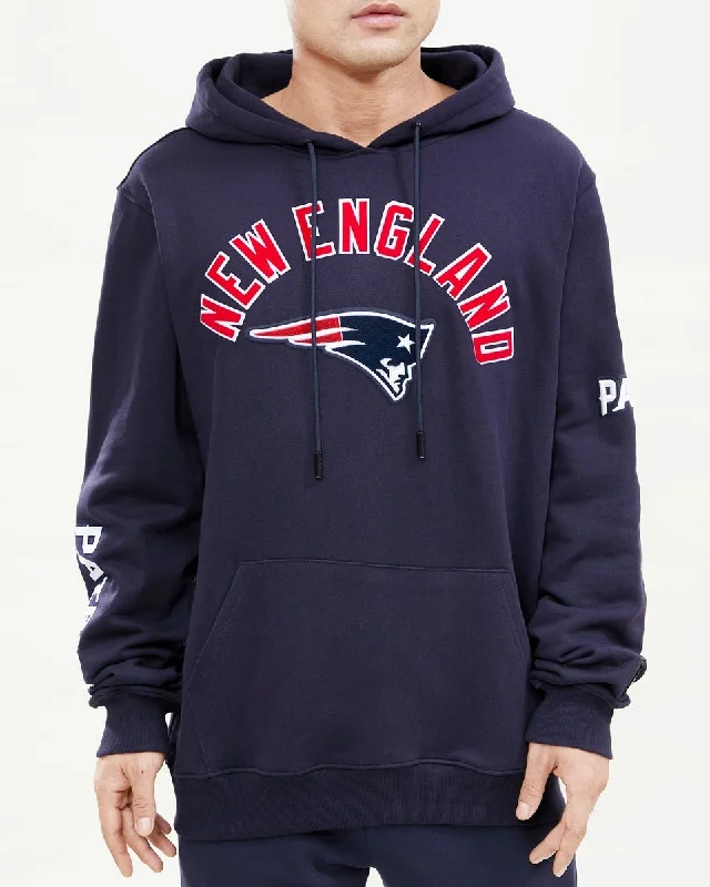 NFL NEW ENGLAND PATRIOTS CLASSIC MEN'S PO HOODIE (MIDNIGHT NAVY)