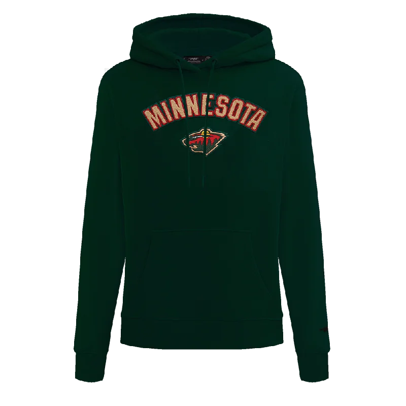 NHL MINNESOTA WILD CLASSIC WOMEN'S PO HOODIE (FOREST GREEN)