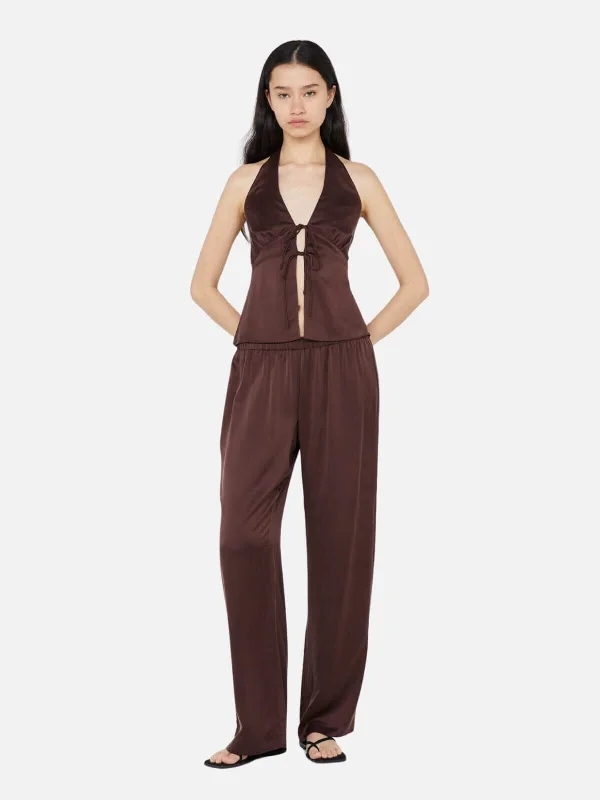 Kaia Pant - Choc Plum