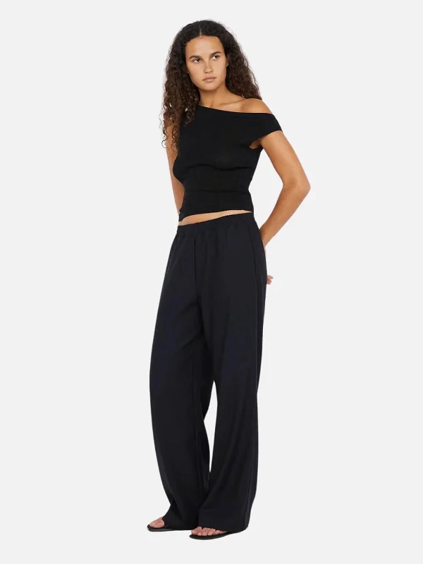 Ninah Drawstring Pant - Black