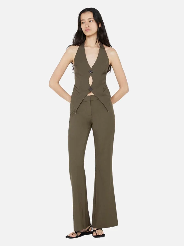 Teri Bootleg Pant - Olive