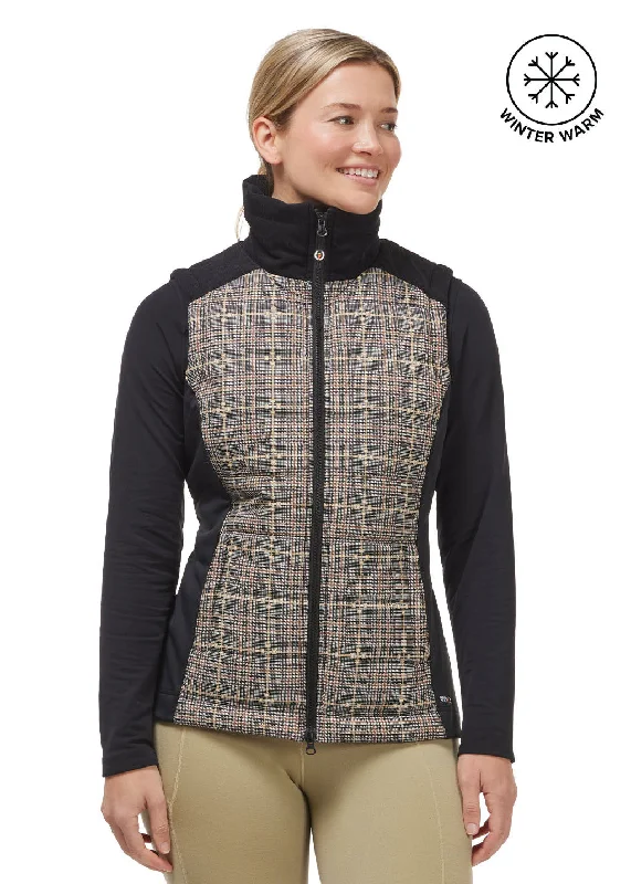 Bits of Plaid Quilted Equestrian Vest