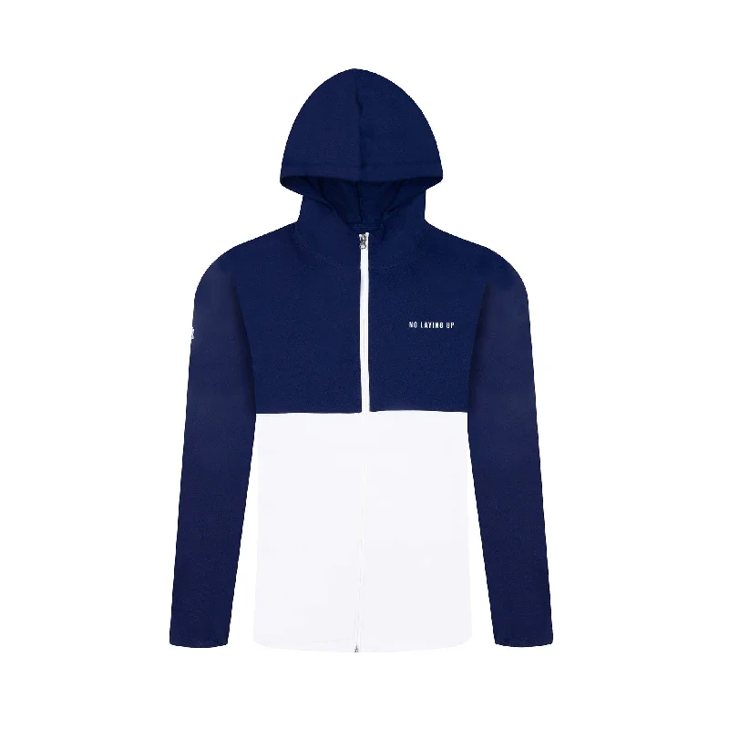 NLU Full Zip Windrunner Jacket | Blue and White