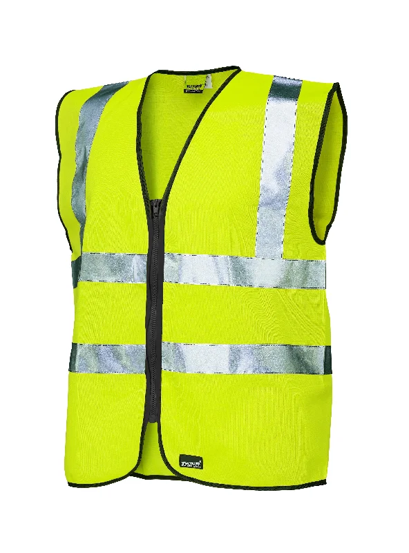 Reflex Hi-Vis Safety Vest Zip Fastening