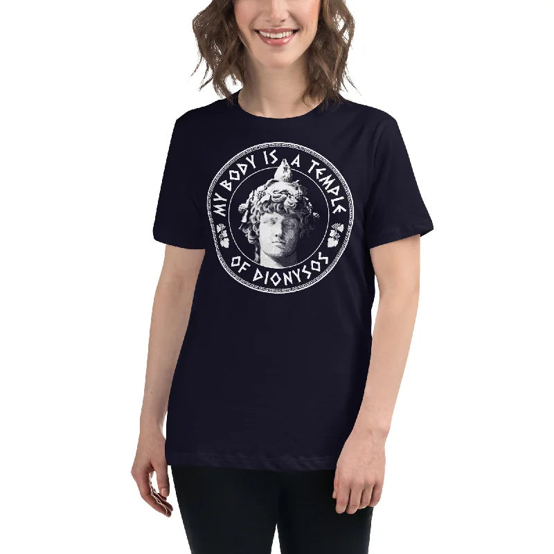 My Body Is A Temple Of Dionysos - Women's T-Shirt