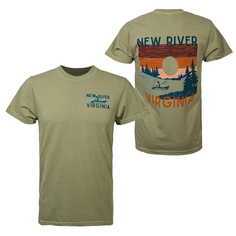 New River Threads T-Shirt: Sandstone