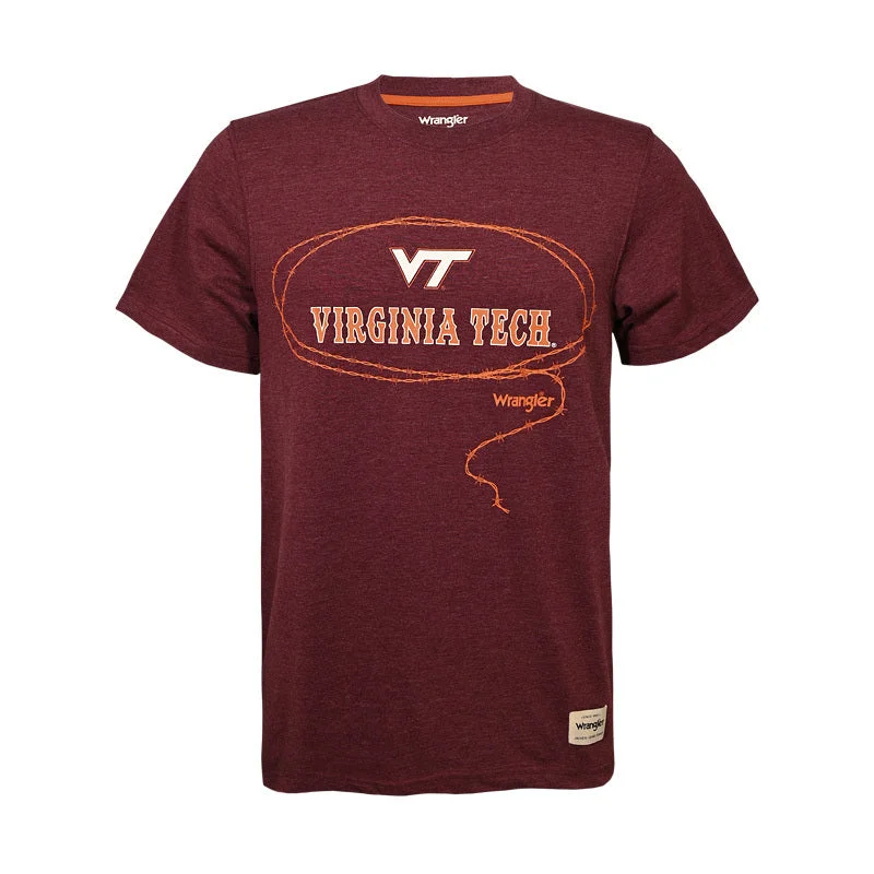 Virginia Tech Barb Wire T-Shirt by Wrangler