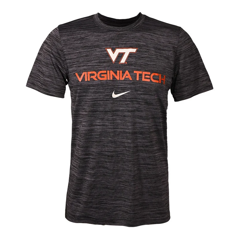 Virginia Tech Men's Dri-FIT Velocity Legend T-Shirt: Black by Nike