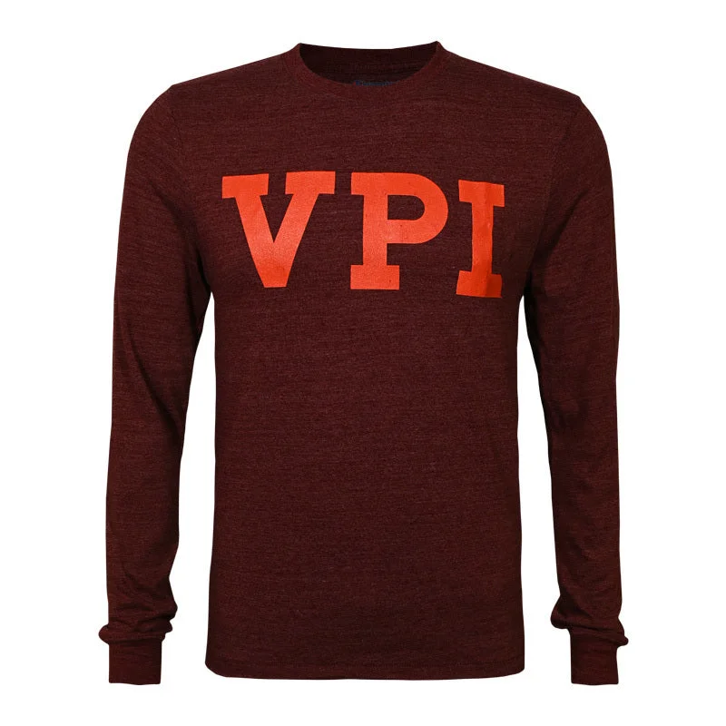 Virginia Tech Triumph Vault VPI Long-Sleeved T-Shirt: Maroon by Champion