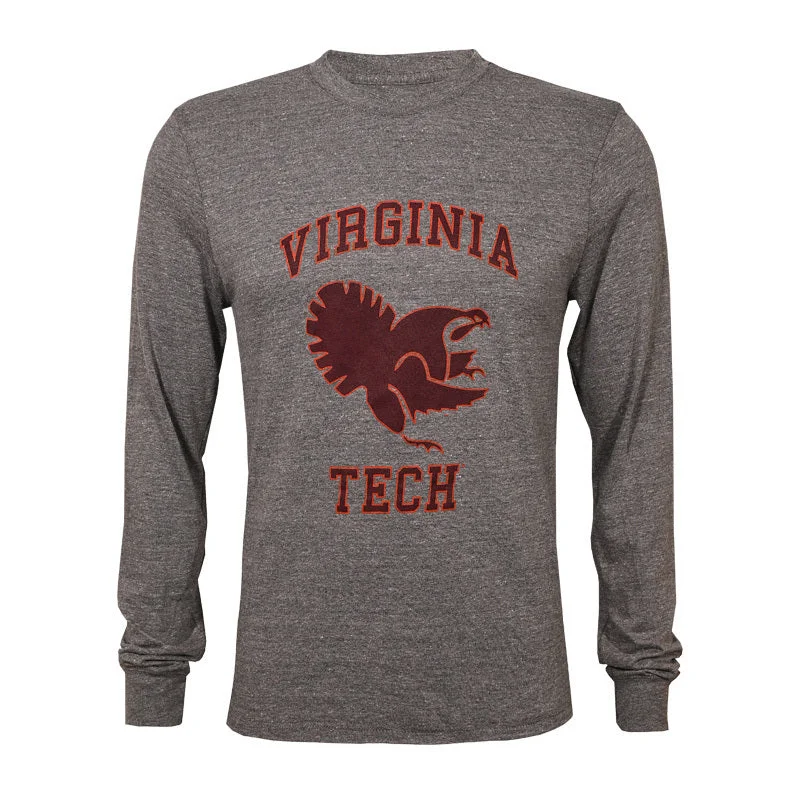 Virginia TechTriumph Vault Gobbler Long-Sleeved T-Shirt: Gray by Champion