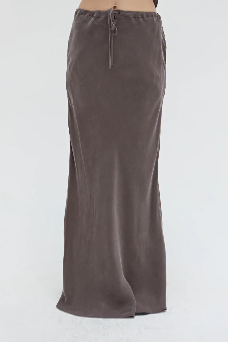 Espresso Cupro Skirt