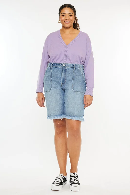 Kiran 90's Boyfriend Bermuda Shorts (Plus Size)