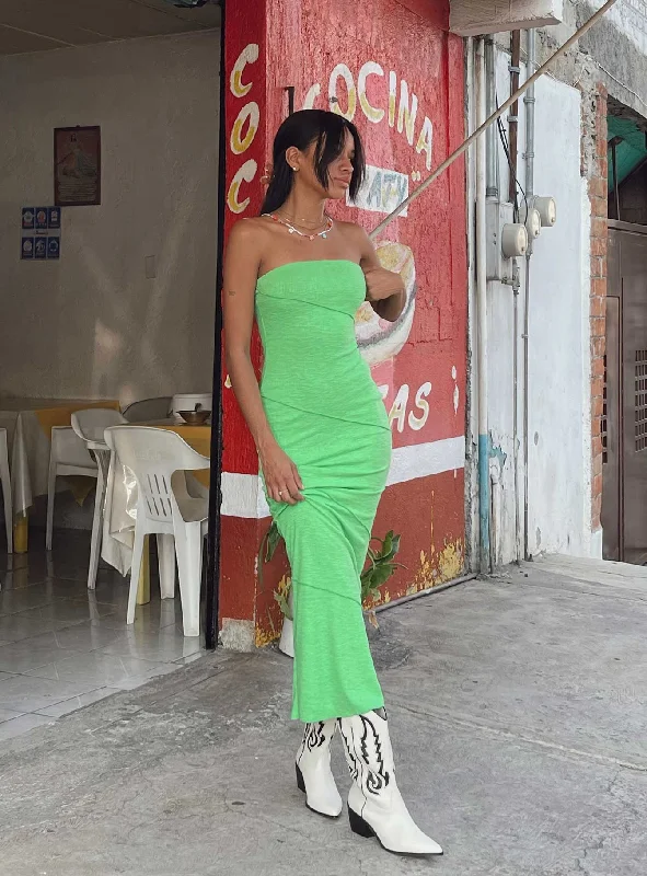 Oscar Midi Dress Green