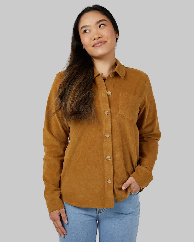 WOMEN'S CORDUROY SHIRT JACKET